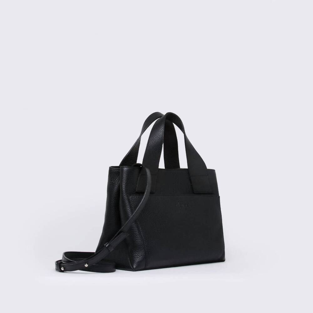 NEW MESCH women's charlene satchel bag in black